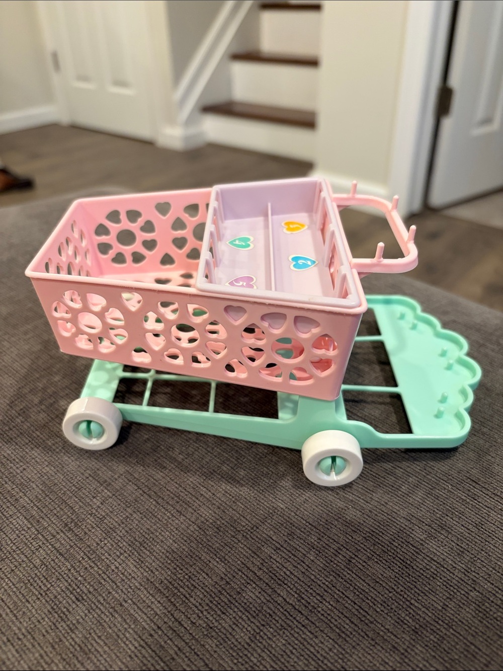 Vintage 1992 Tyco Quints Cousins Shopping Cart      toy toys kids girls
